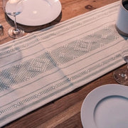 Tavolo da pranzo Boho Deco Mint Verde o Rosso 180 x 36 cm Tovaglia Autunno Decorazione Orientale Stile di Villa (verde)