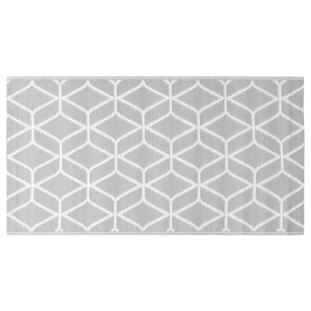 Tappeto da Esterni ARAKIL Grigio 80x150 cm in PP CFW2757816