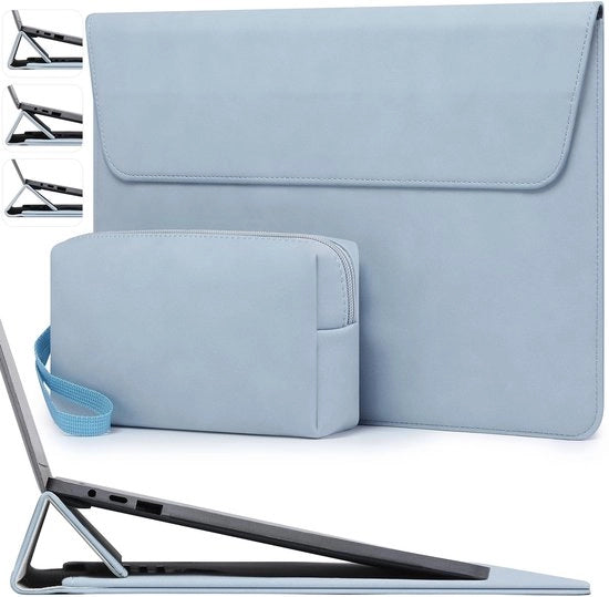 Giacca di protezione per laptop 13 pollici con regolazione standard per MacBook Air 13 M5 A3449 M4 M3 M2 M1 2026-2018, 13" MacBook Neo 2026, MacBook Pro 13 M2 M1, Surface Pro, XPS 13, colore luce azzurra