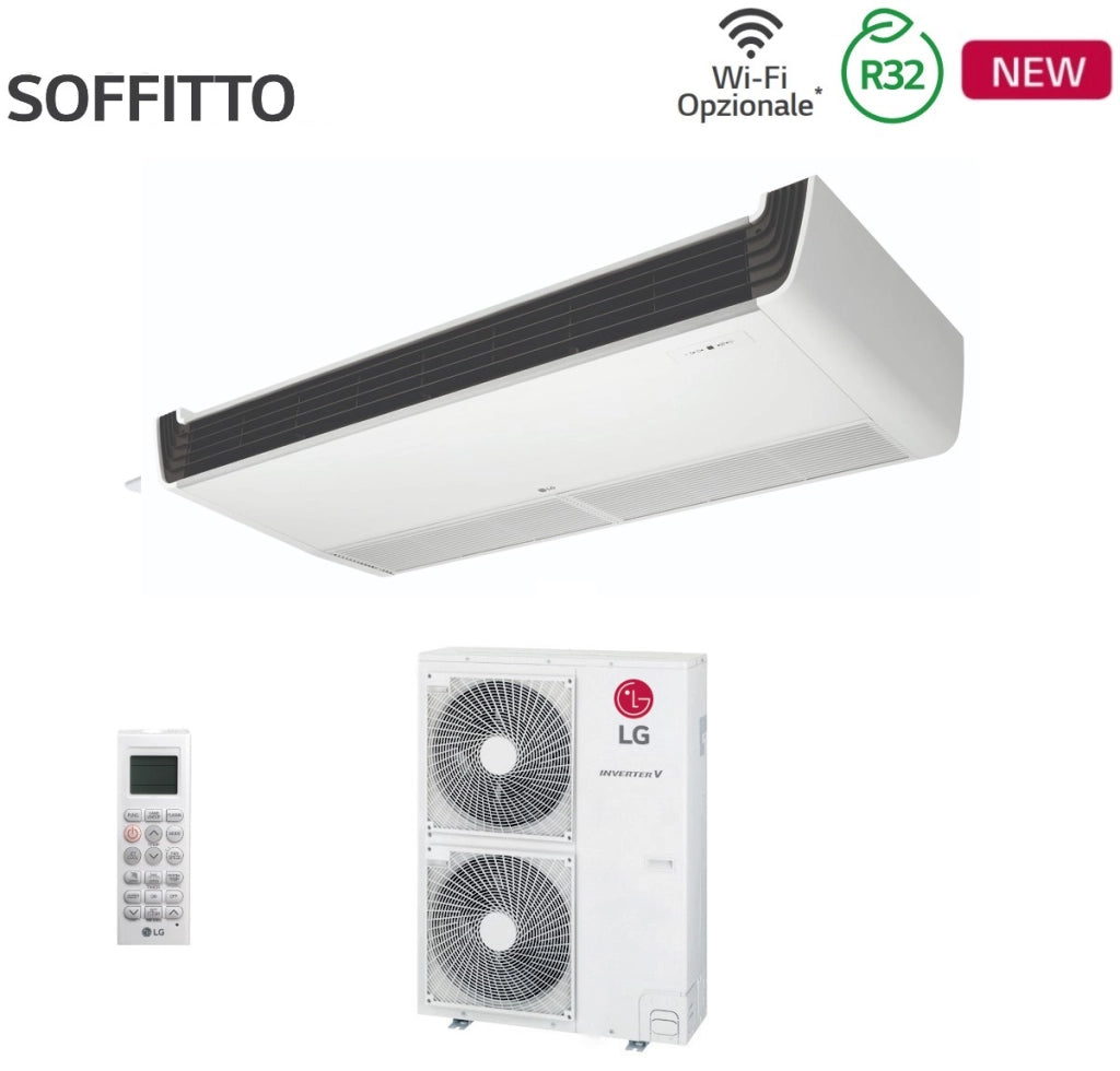 Climatizzatore Condizionatore LG Soffitto Inverter 42000 Btu UV42F Trifase R-32 Wi-Fi Optional Telecomando di Serie Incluso - Novità
