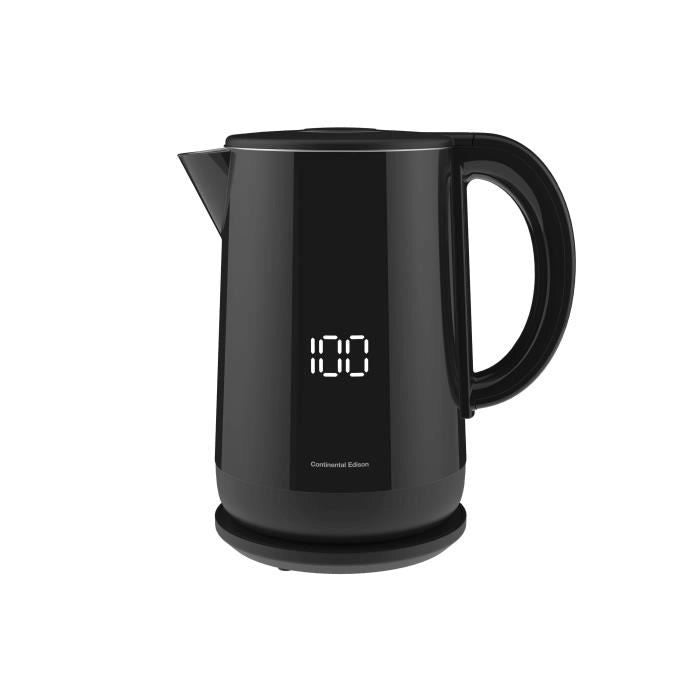 Bollitore digitale CONTINENTAL EDISON BL15LB - Nero - 1,5 L - 2200 W