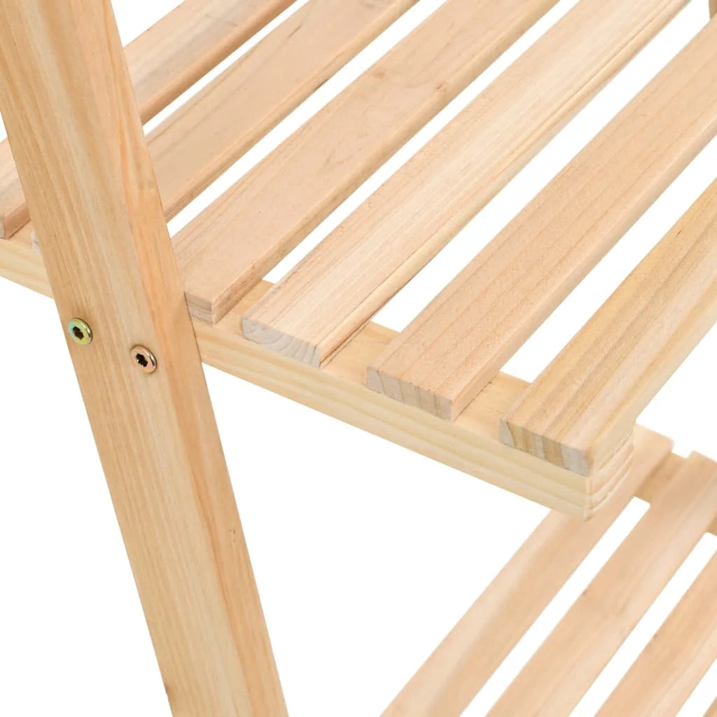 Scaffale a scala compatto da parete in legno di cedro 176 cm 2702057/2