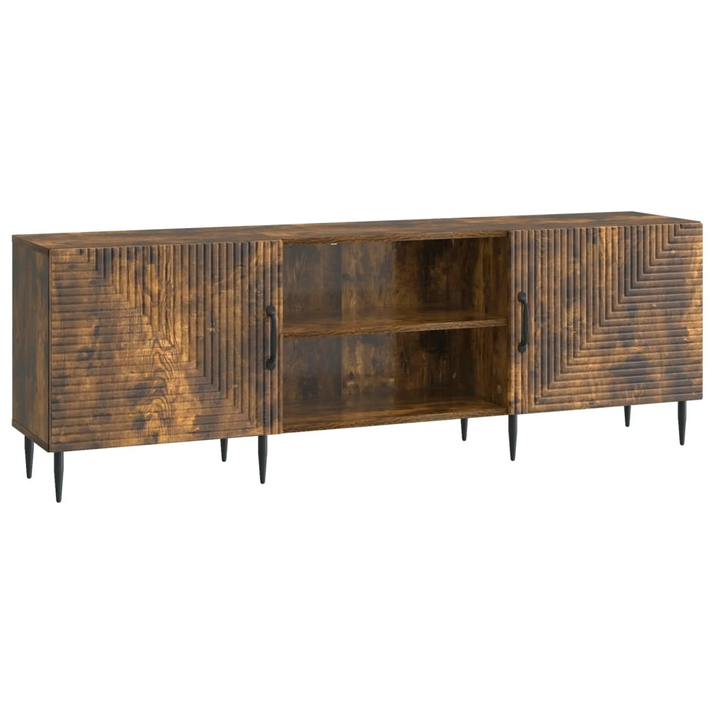 Mobile TV Rovere Fumo 150 x 31 x 50 cm Legno ingegnerizzato 894920