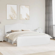 Struttura del letto Bianco 200 x 200 cm Pino massello 3413263