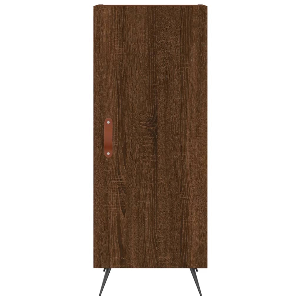 Buffet credenza cassettiera armadio mobile contenitore organizer per cucina soggiorno salotto 34,5 x 34 x 90 cm legno ingegnerizzato marrone 02_0031203
