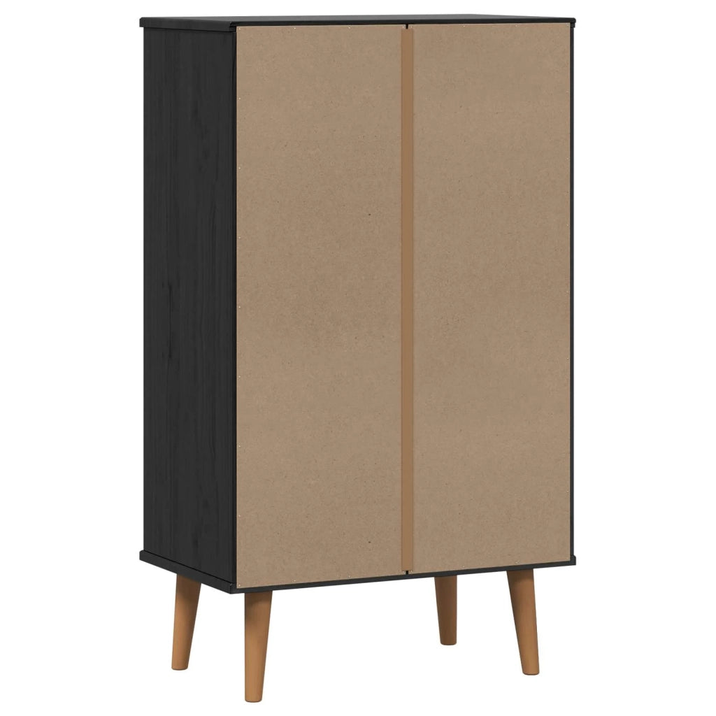 Mobile per scarpe MOLDE 59,5 x 35 x 103 cm Nero 42020941