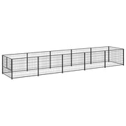 Gabbia per Cani Nera 5 mÂ² in Acciaio cod mxl 49240