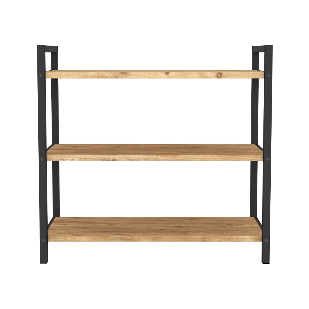 Scarpiera 'Sømna' Scaffale Portascarpe a 3 Ripiani - Effetto Rovere [en.casa]