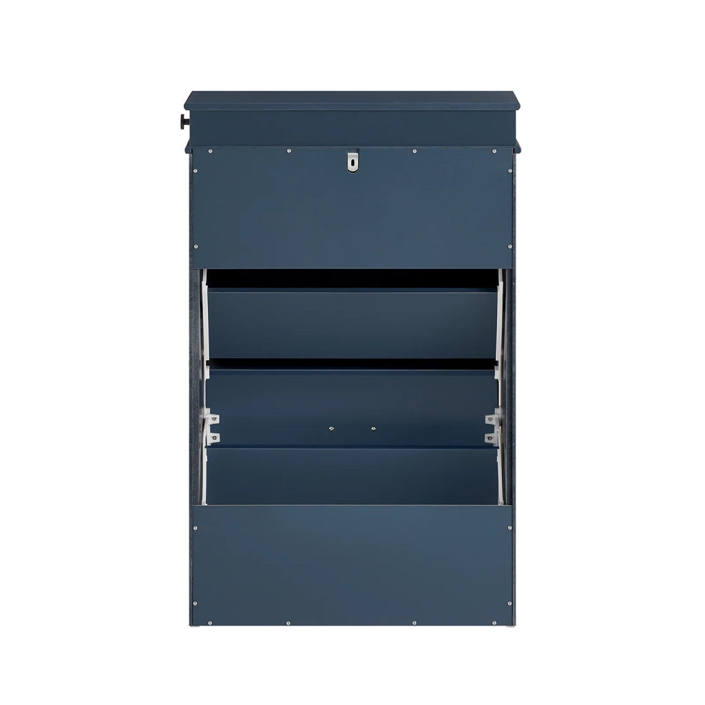 Scarpiera salvaspazio Slim, portascarpe salvaspazio Regolabili Blu L55*P24*A83 cm FSR78-B