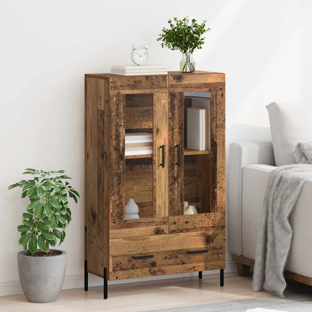 Credenza con cassetto Corona Legno vecchio 69,5 x 31 x 115 cm 882532