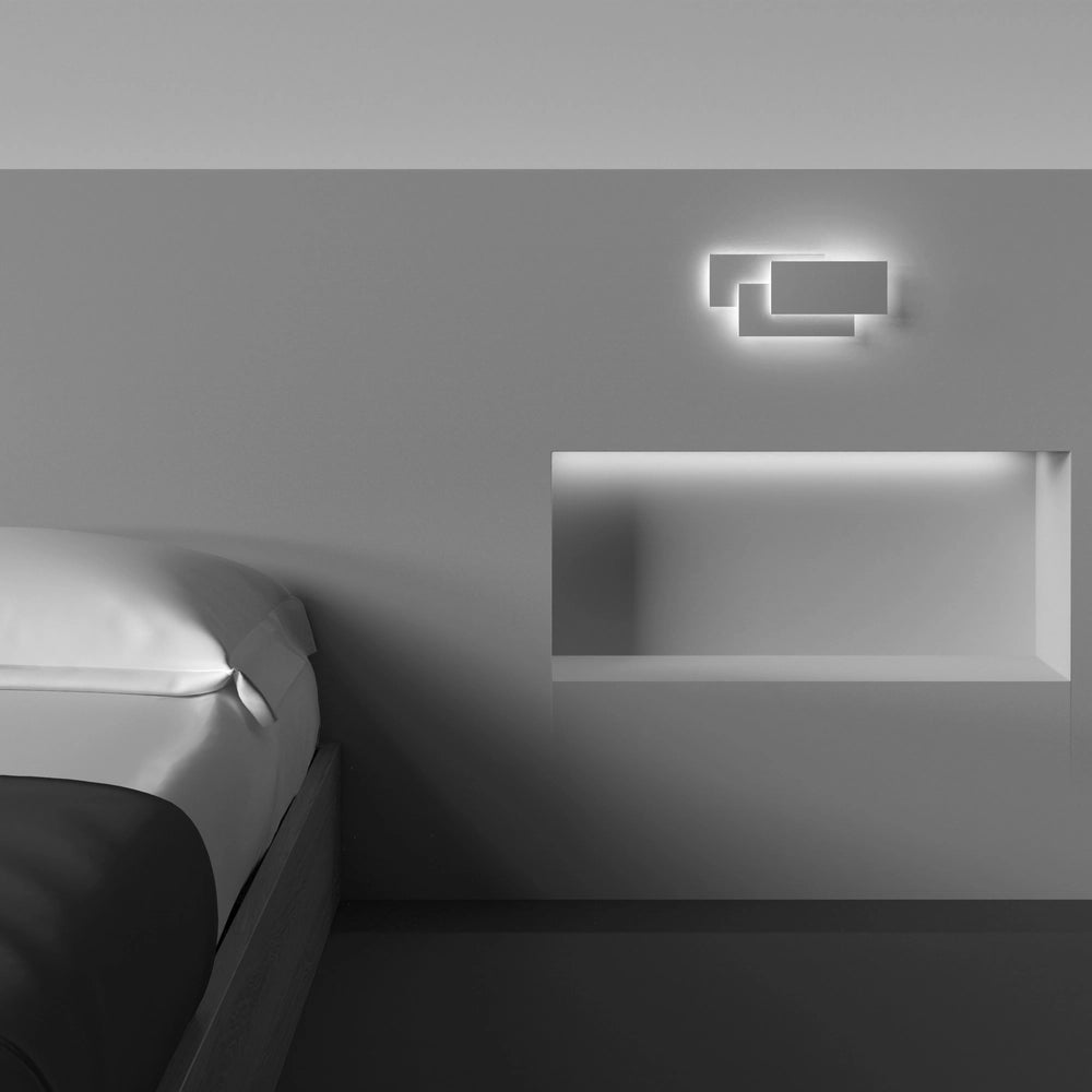 Maytoni Trame applique LED bianca 12W 3000K 3 luci 550lm