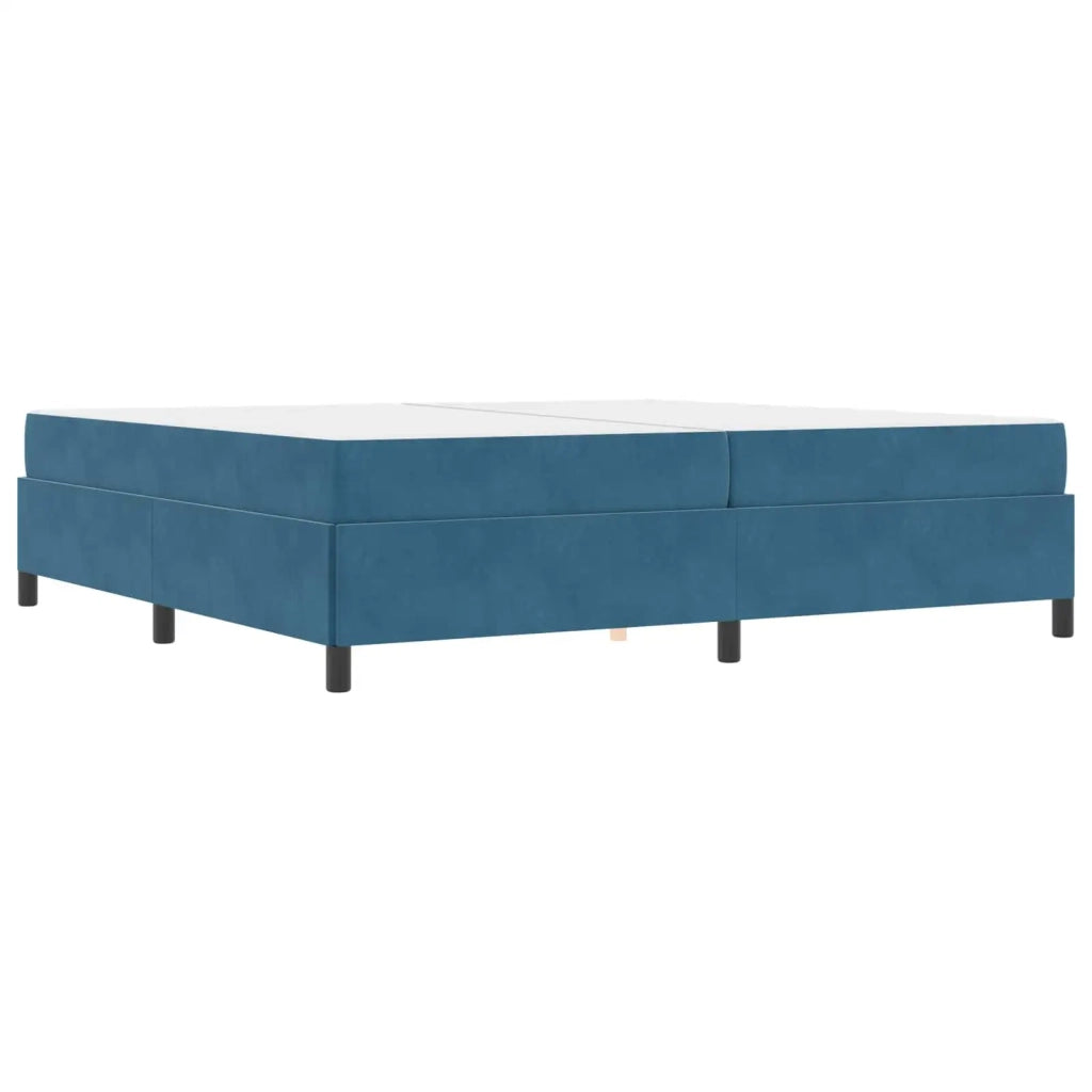Struttura del letto Blu Scuro 200 x 200 cm Tessuto