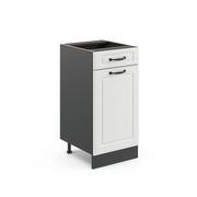 Vicco Mobiletto base per cucina Bianco casa di campagna 40 cm senza piano di lavoro