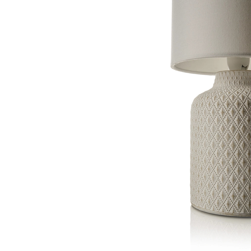 Lampada da tavolo ZAFFIRA bianco