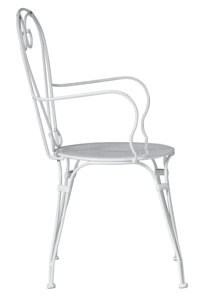 Sedia Sirmione C/Brac. - Ferro Avorio 1 Pz