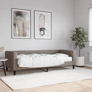 Divano Letto con Materasso Tortora 80x200 cm in Tessuto 3196558