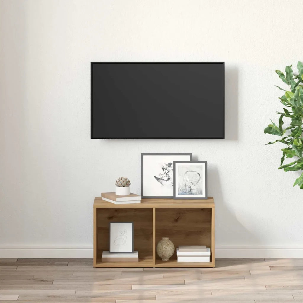 vidaXL Mobile TV rovere artigianale Legno multistrato