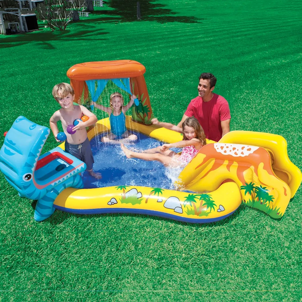 INTEX Piscina Gonfiabile Dinosaur Play Center 249x191x109 cm 57444NP 91525