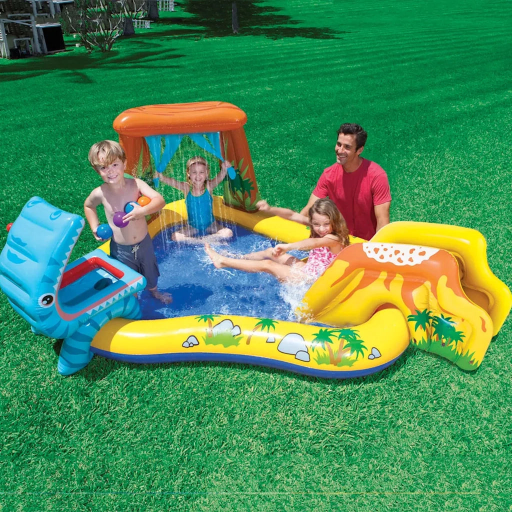 INTEX Piscina Gonfiabile Dinosaur Play Center 249x191x109 cm 57444NP 91525