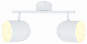 Plafoniera Candellux Azuro bianca 2 luci E27 38cm