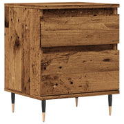 Comodino | Armadio da Notte | Mobiletto da notte Legno Antico 40x35x50 cm in Legno Multistrato