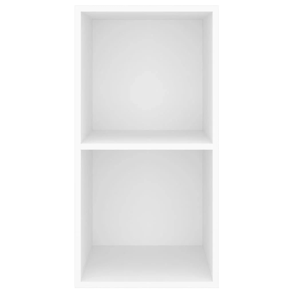 Mobile TV multimediale mensola TV credenza TV da parete 37 x 37 x 72 cm legno ingegnerizzato bianco 02_0027759