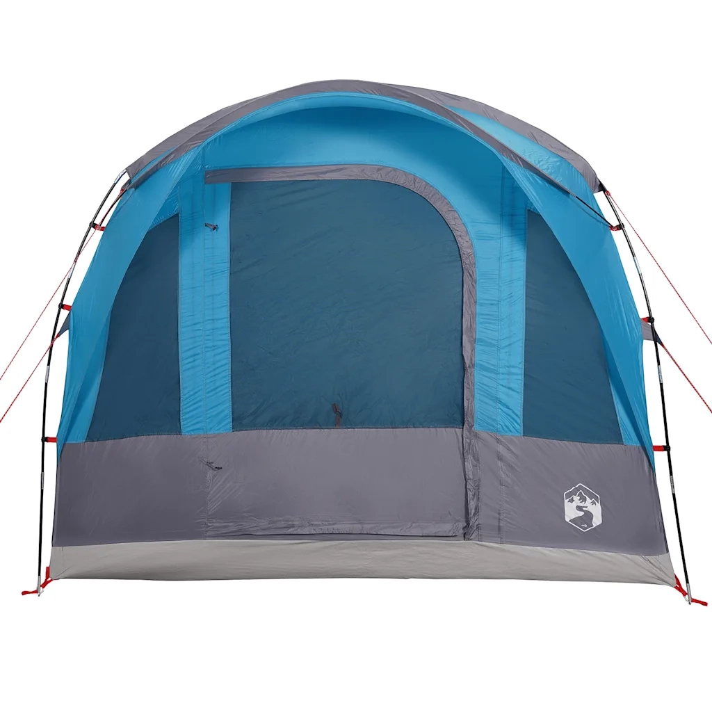 Tenda da campeggio | Tenda da campo a Tunnel per 3 Persone Blu Impermeabile