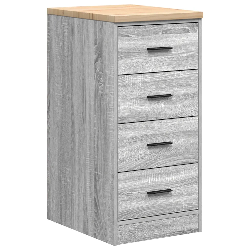 Armadietto per Garage Grigio Sonoma 40x51x85 cm 860594