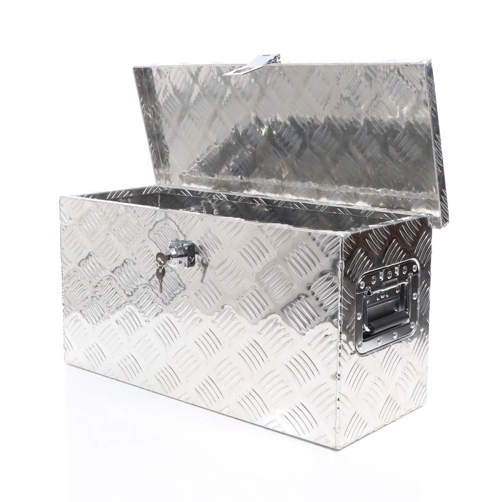 Cassetta porta attrezzi camion in alluminio 60 x 25 x 30 cm Baule sottoscocca