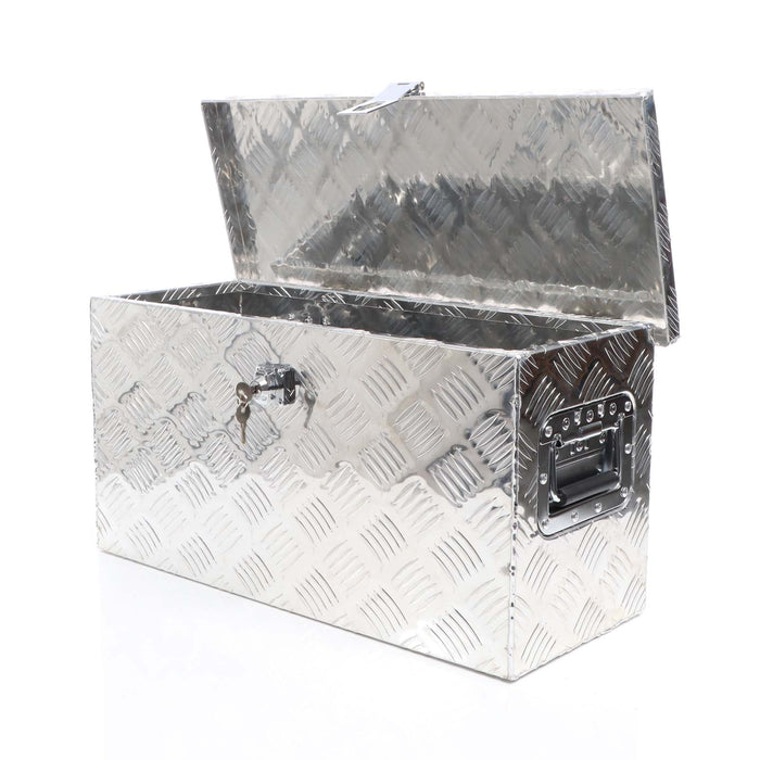 Cassetta porta attrezzi camion in alluminio 60 x 25 x 30 cm Baule sottoscocca