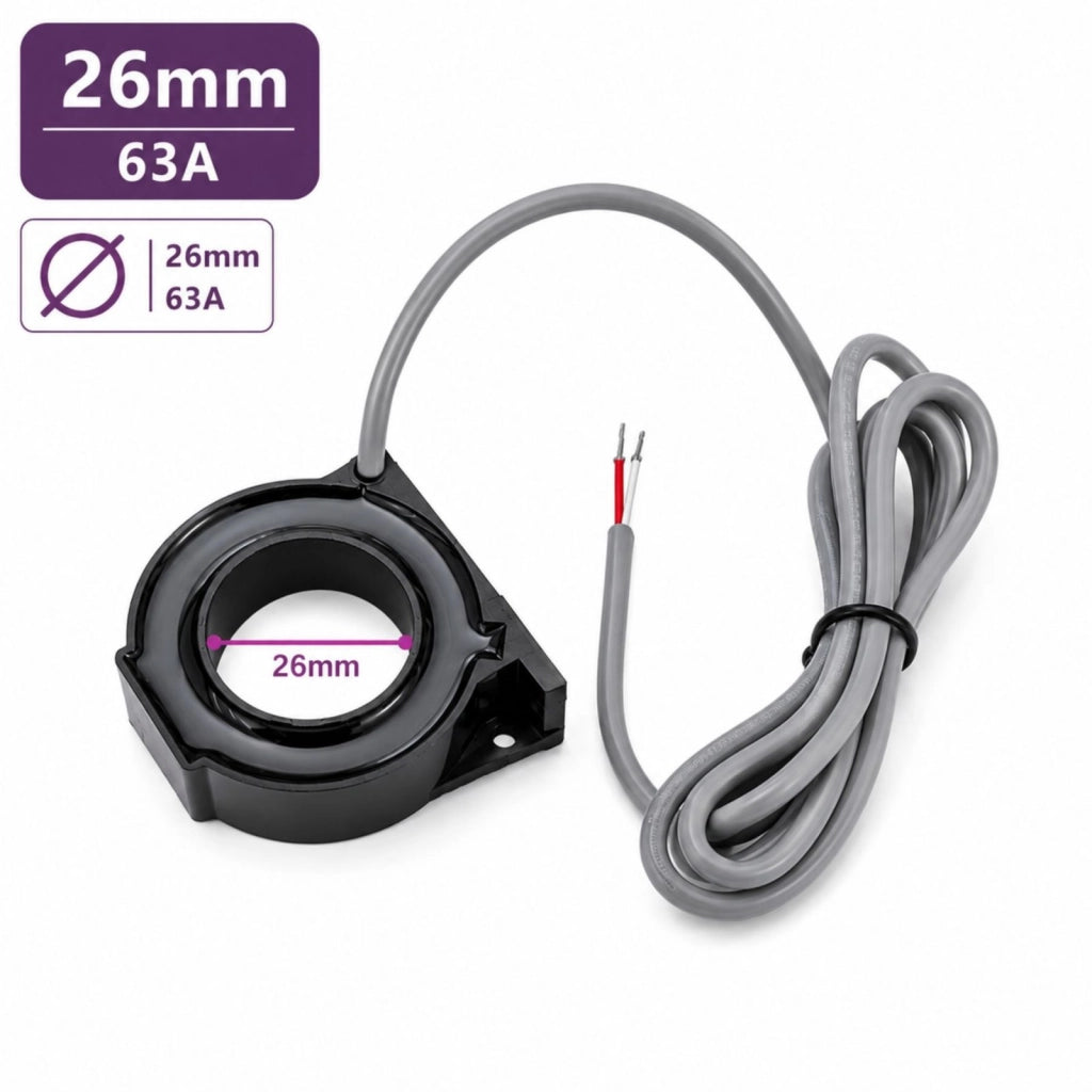 Toroide Esterno ZCT Residual Current Transformer, Diametro Disponibili 26 45 63 80 100 150 200mm (26mm 63A)