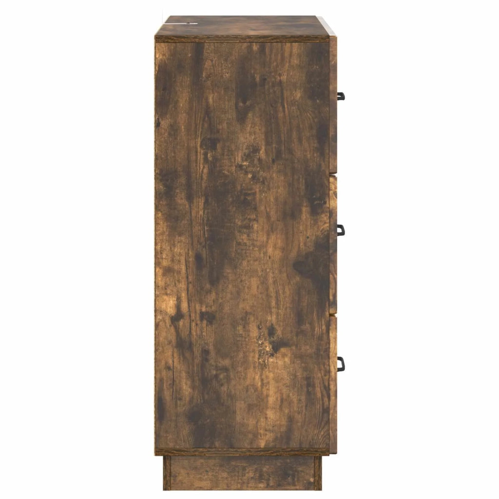 Mobile con Cassetti Rovere Fumo 66 x 34,5 x 87 cm