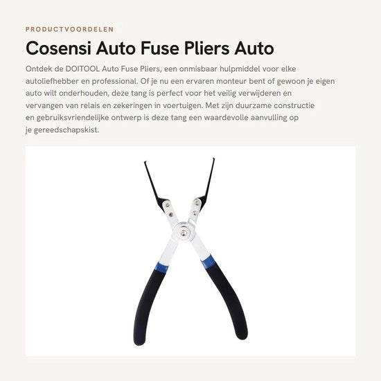 Fusore/Relè per auto - Strumento di riparazione portatile - Utile per il mantenimento dell'auto - Zoccolo di fusibile portatile