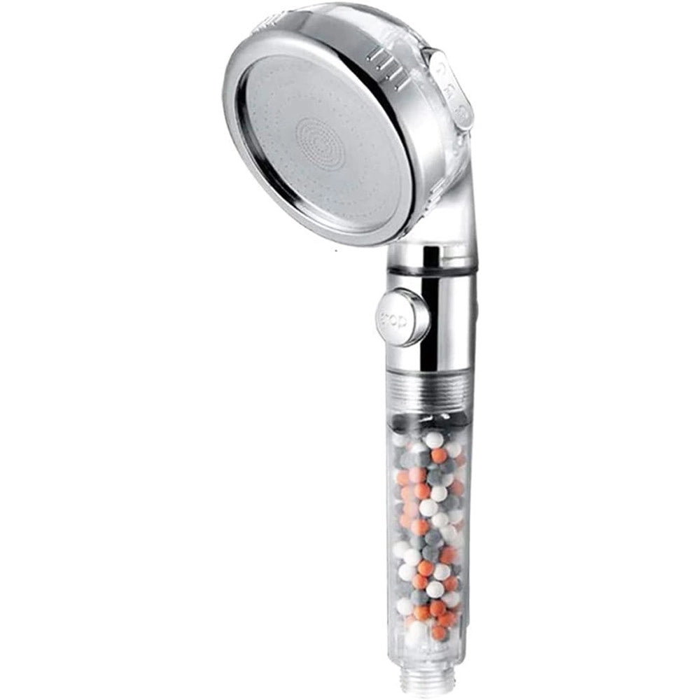 Trade Shop - Doccetta Soffione Doccia Bagno Con Filtro Pulsante Doccino Per Idroterapia 87541 -