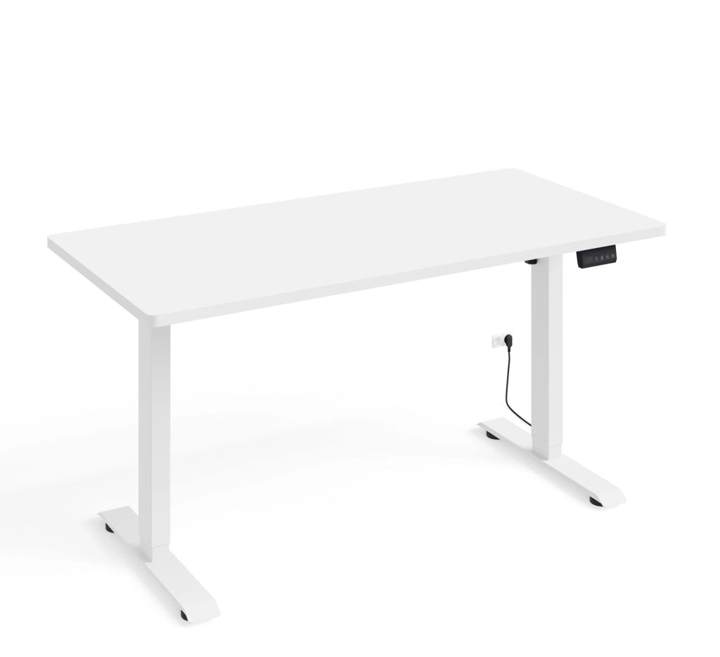 SCRIVANIA BIMOTION DESK 1S BIANCO OPACO BIANCO OPACO 140x70