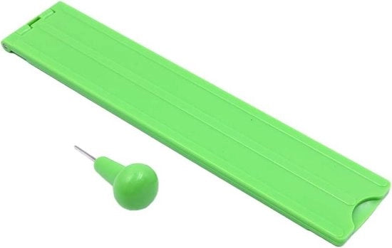 Tavolo di Scrittura in Braille in Plastica Kit di Tavolo di Scrittura in Braille Verde - 4 Linee 28 celle
