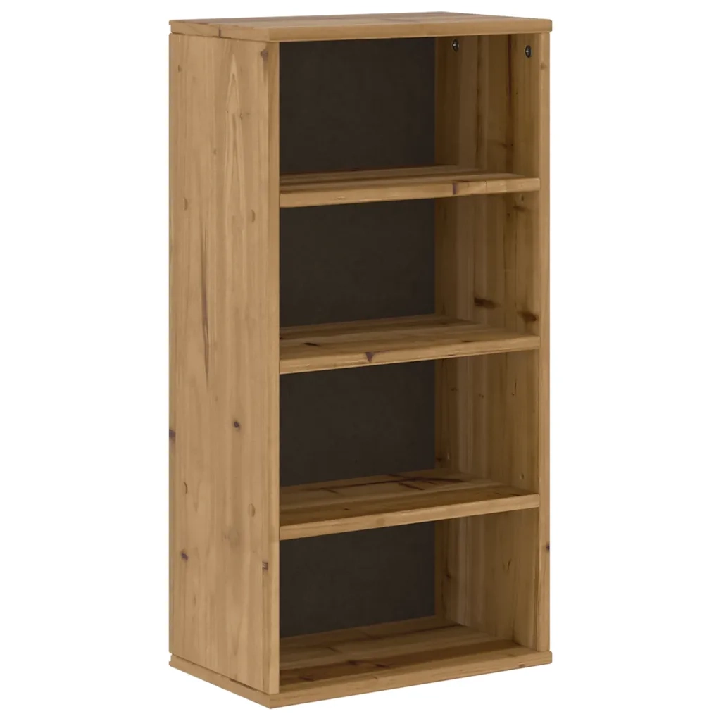 Mobile TV 5 pz-Mobile per TV-Credenza TV con Contenitore ODDA in Legno Massello di Pino 918034