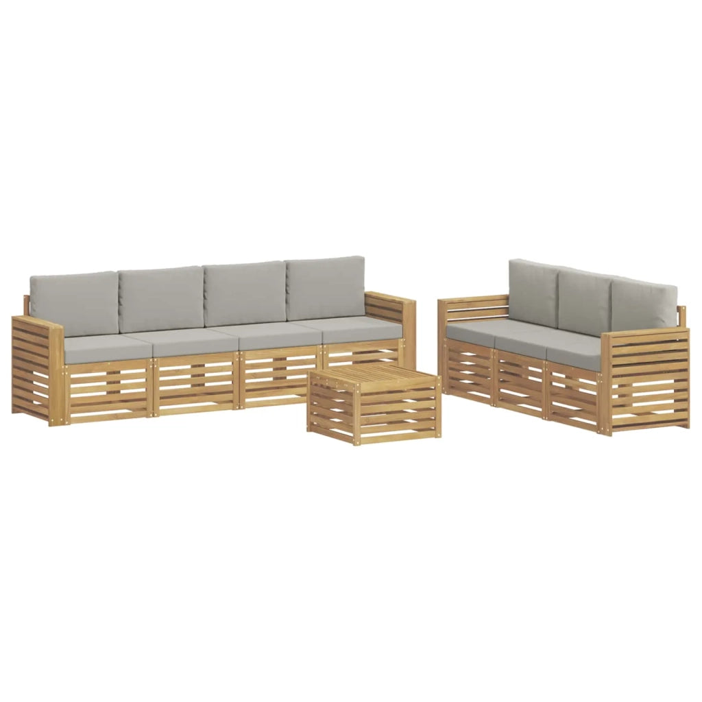 Set divani Legno di Acacia Massello 3391521