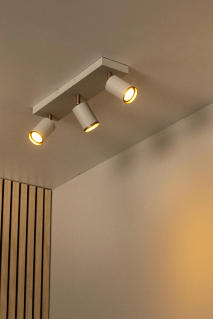Faretto soffitto 3xGU10 taupe alluminio REGINA Lucide