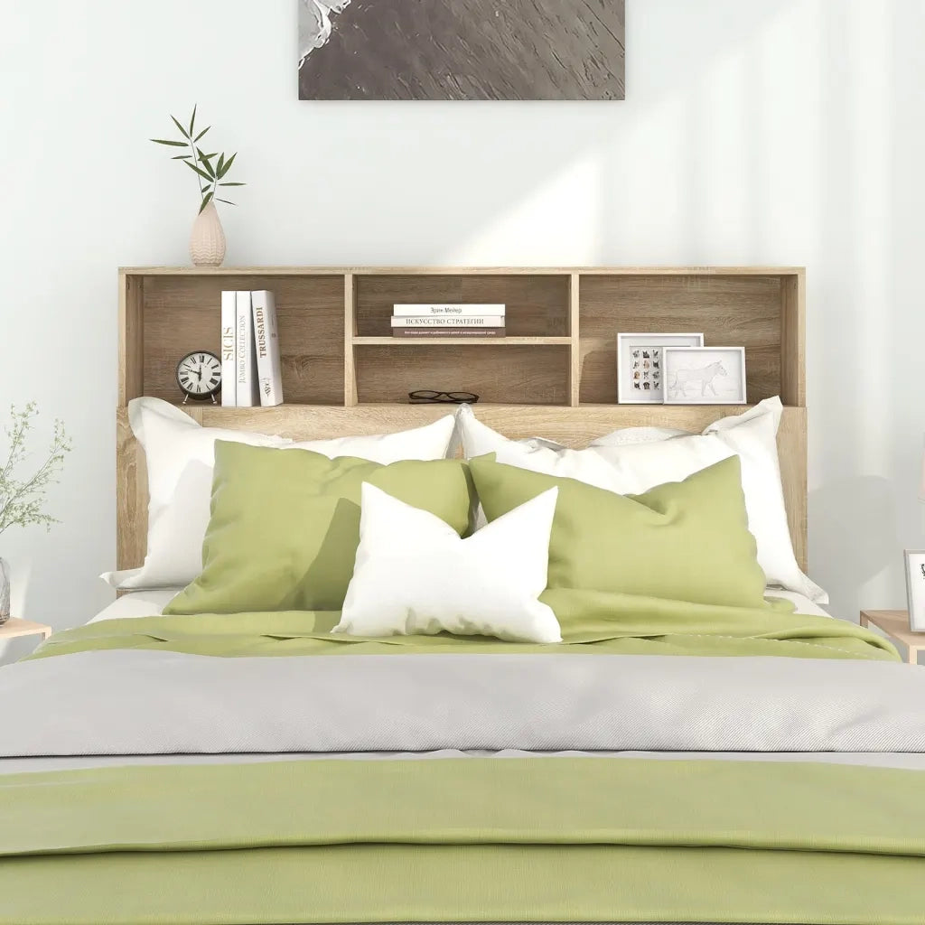 Mobiletto con Testiera | Testata in rovere Sonoma 140x19x103,5 cm