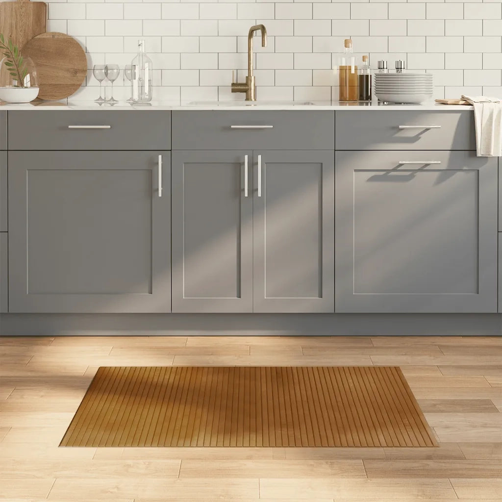 Tappeto Rettangolare Marrone 60x100 cm in BambÃ¹