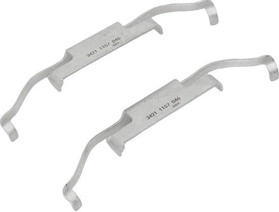 Blocco di arresto posteriore - 1 coppia - Clip anti-urto - Cod. OEM 34211157046 - Compatibile con E81/E87/E88/E30/E36/E90/E91/E92 - Facile da installare - Clip freno