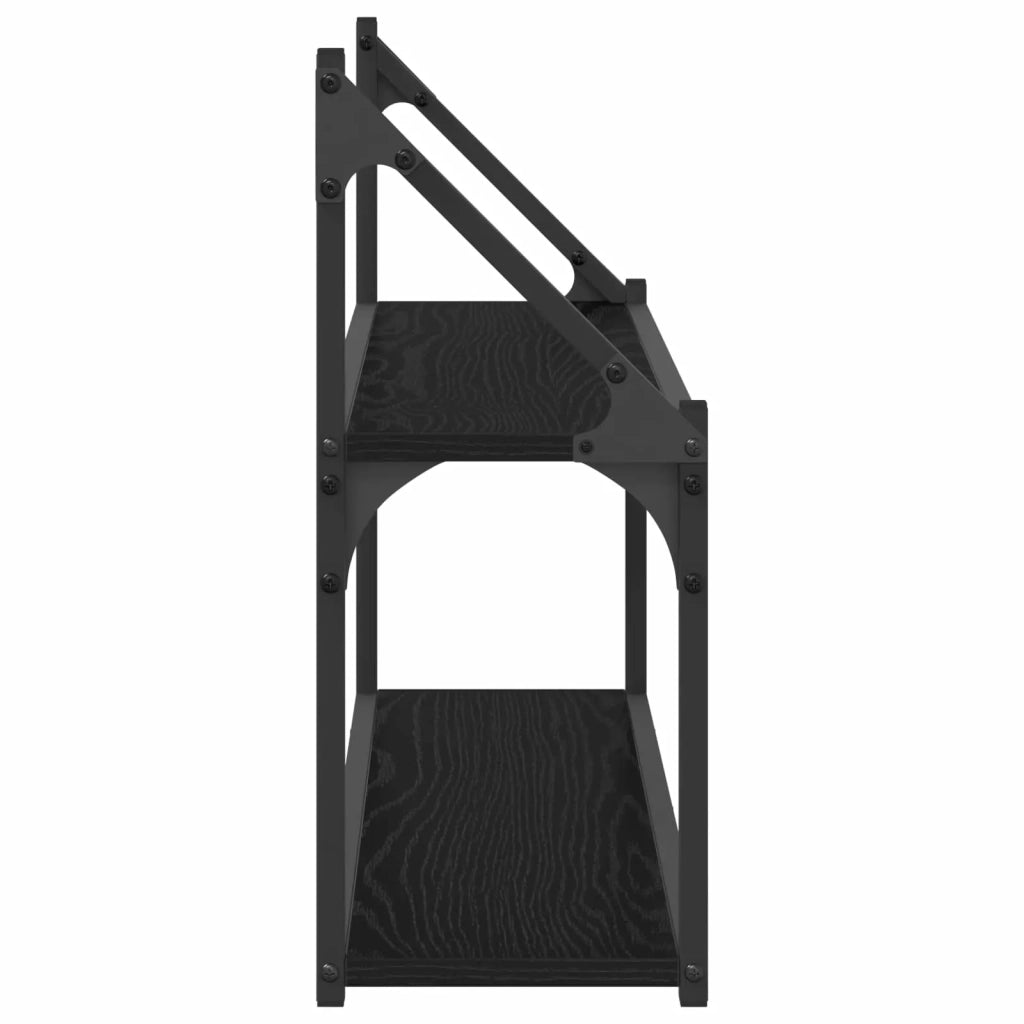 Scaffale da parete A parete Rovere nero 80 x 21 x 51 cm 8010900