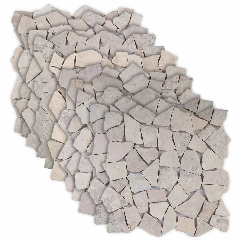 Piastrelle Mosaico Crema 30 x 30 cm Marmo 42033527