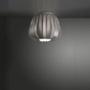 Plafoniera Moderna Queen Polilux ® Argento 1 Luce E27 D42Cm