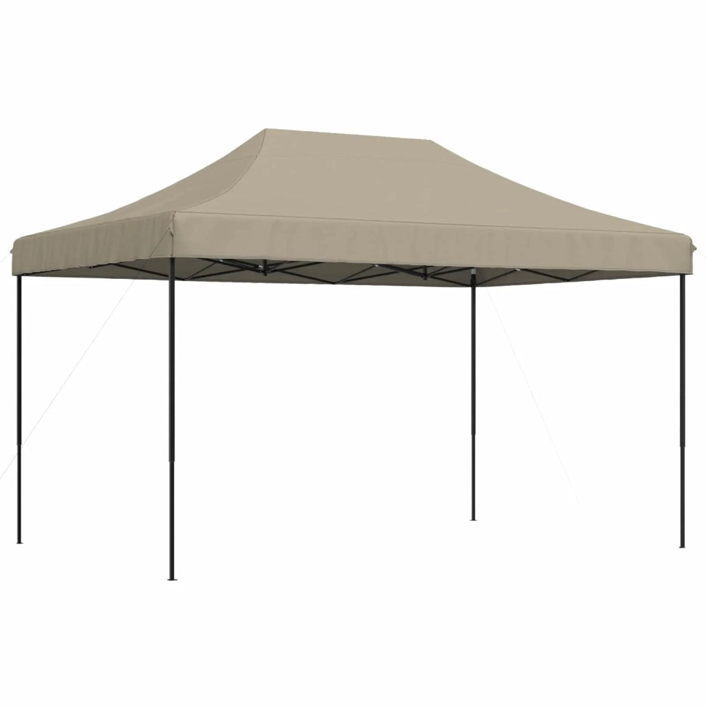 Tenda da Festa Pieghevole Pop-Up - Gazebo Tortora 292x292x315 cm 859406