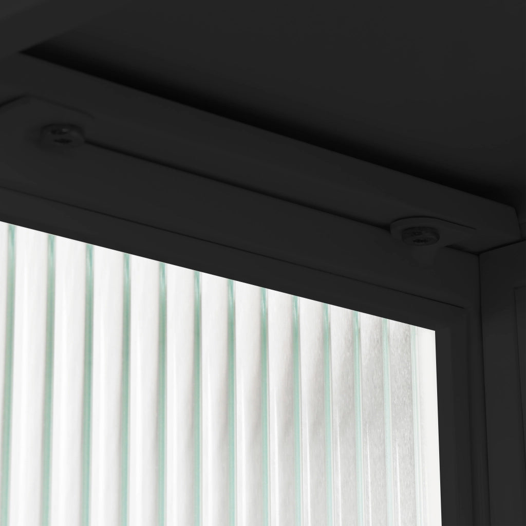 Pensile con 2 Ante; 1 Ripiano Aperto e Portasciugamani per Bagno in Metallo 60 × 23 × 78 cm Nero