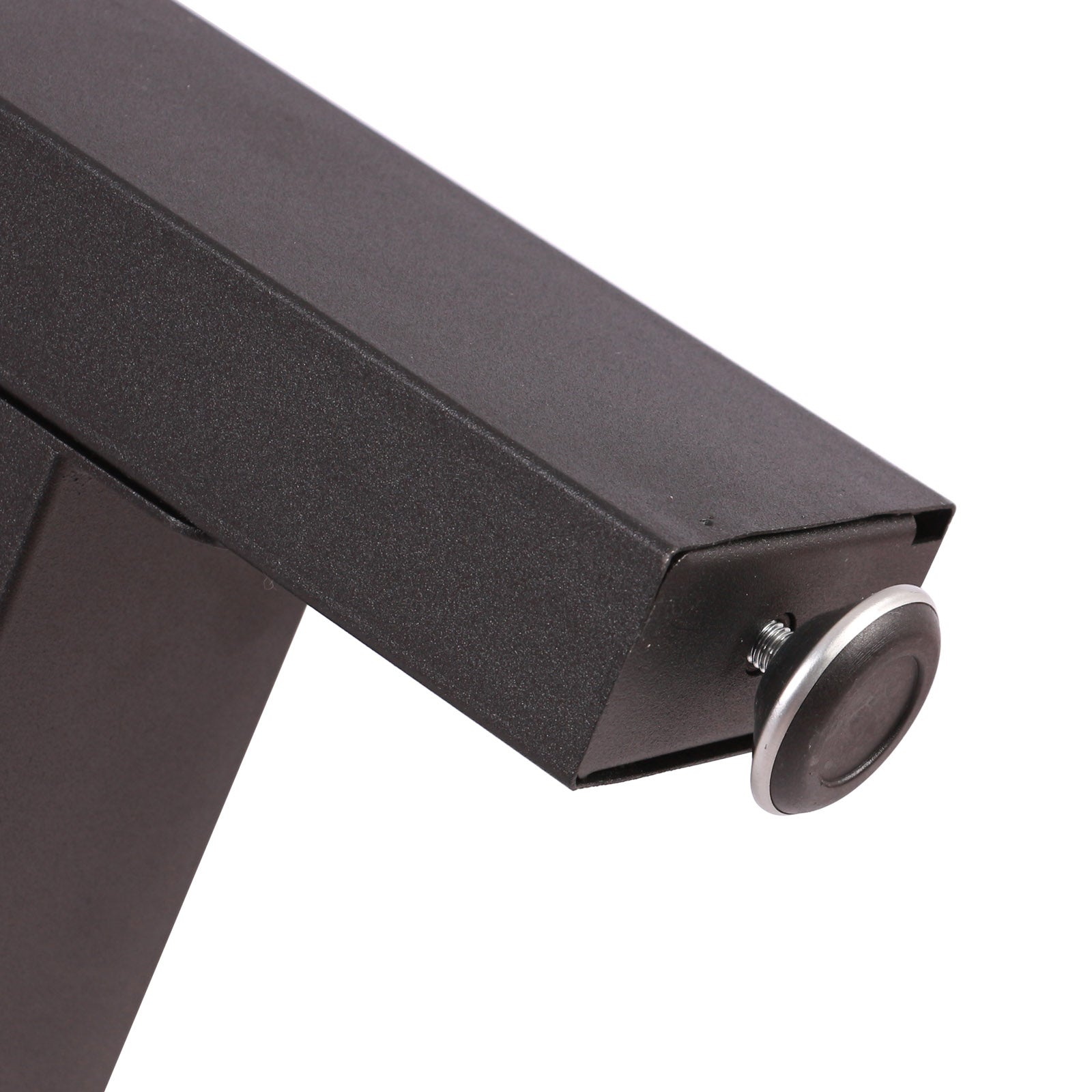 Base per panche verniciatura a polvere nero 40x43cm Telaio quadrato panca