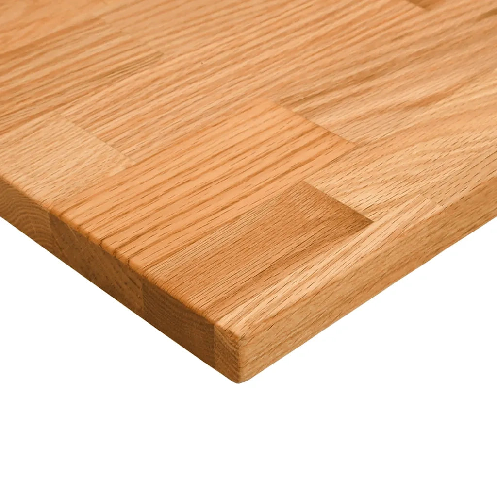 Piano Scrivania Marrone Chiaro 140x60x2,5 cm in Rovere Massello 4009025