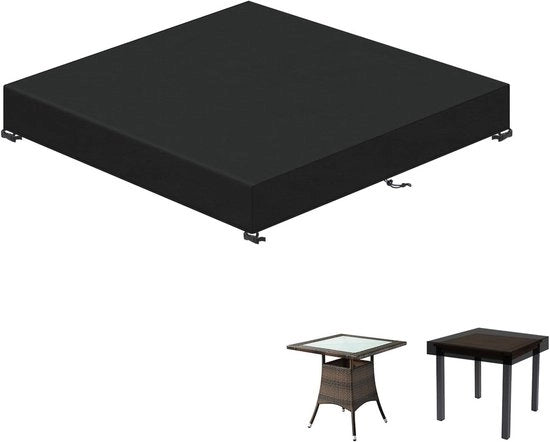 Tavoliere per giardino impermeabili 90x90cm - Protezione dagli agenti atmosferici per mobili all'aperto